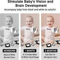High Contrast Black and White Baby Cards for Newborns 0-3 Months – Fun for Kids & Family - 0-3 Months - image 2