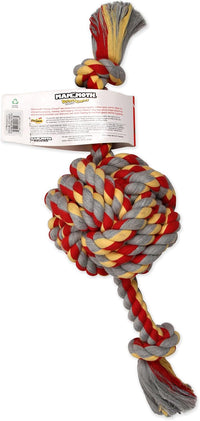Mammoth Pet Products Flossy Chews Color Monkey Fist Ball with Rope - Colossal 25" / 1 - image 3
