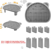 Litter Catching Step for Cat Litter Box - Grey - image 4
