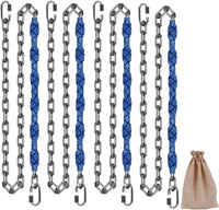 Dakzhou 84 inch stainless steel swing chains with grip sleeves and quick connection buckles - view 5