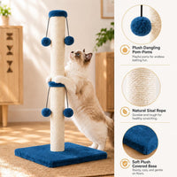 Dimaka 29in Cat Scratching Post - Blue / 29 inches for All Cats - image 3