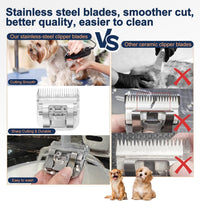 3 Pack 10 Clipper Blade Compatible with Andis - 7FC 3PACK - image 2