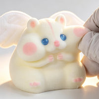 Handmade Hamster Squishy Toy - White-angel - image 4