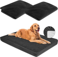 Dog Bed Covers Replacement Washable 100% Waterproof Soft Dog Bed - 30x20inch / Black