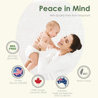 Maymom Breast Pump Replacement Parts Compatible with Spectra S1 - 6 Valve Tube Bfp - image 3