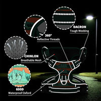 Timos No Pull Dog Harness,No Choke Front Clip Dog Reflective Harness,Adjustable Soft Padded Pet Vest with Easy Control Handle for Medium Dogs,Wilderness,M