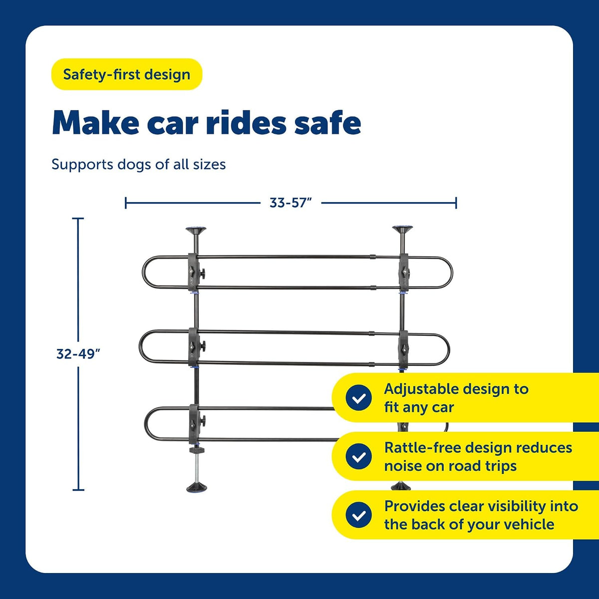 PetSafe Happy Ride Metal Dog Barrier – Essentials for Dogs - image 4