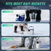 Rechargeable Aerator Portable Fish Bait Bucket Aquarium Air Pump – Essentials for Fish - 4000mAh - image 3