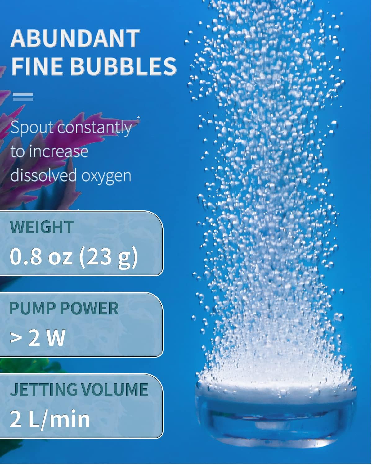 Pawfly Aquarium Air Stone Disc Tiny Micro Bubble Diffuser Release - 1.4 inch - image 2
