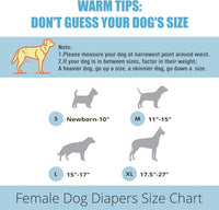 wegreeco Dog Diapers Female - Medium (Pack of 3) / Small Floral - image 3