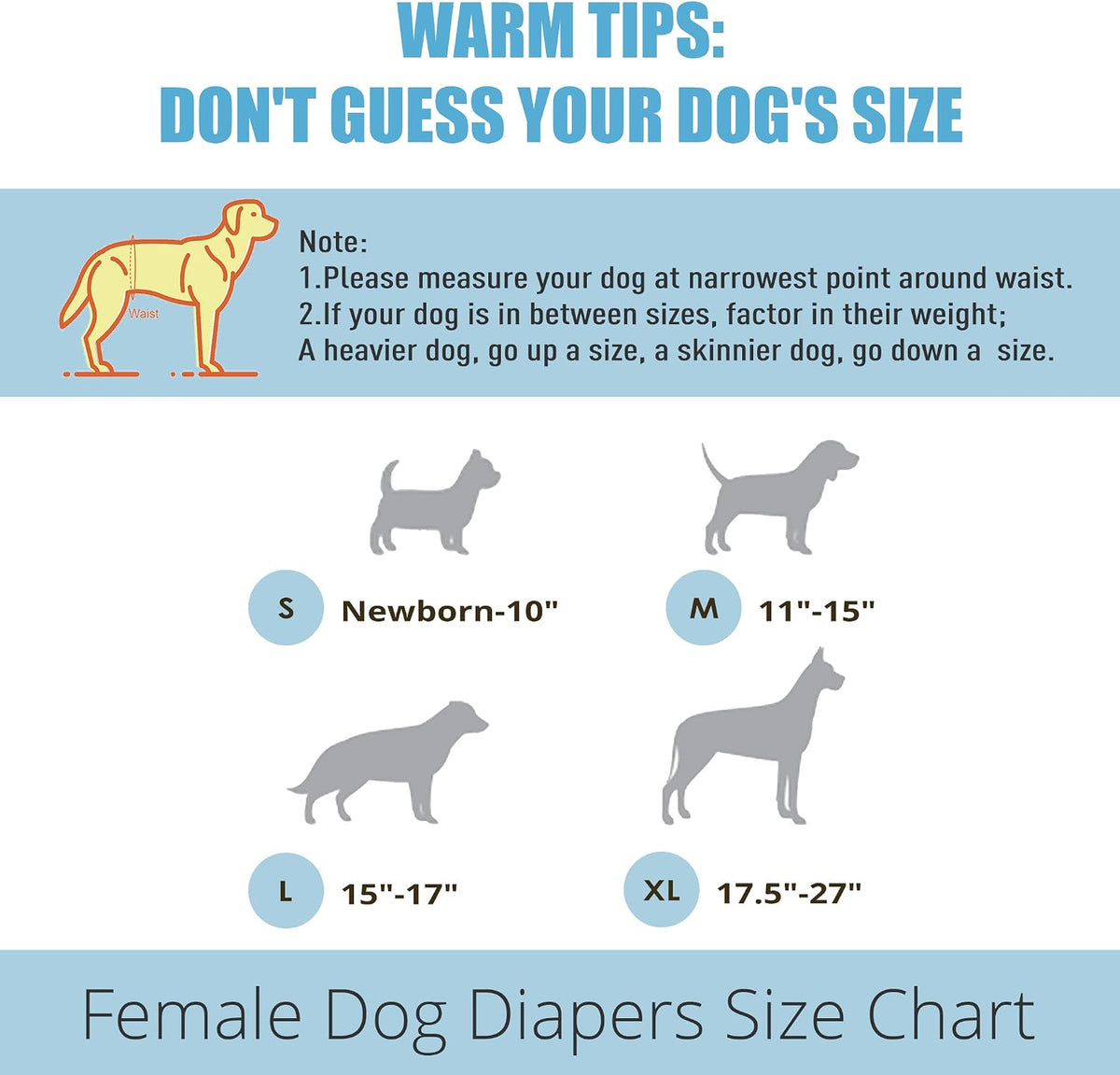 wegreeco Dog Diapers Female - Medium (Pack of 3) / Small Floral - image 3