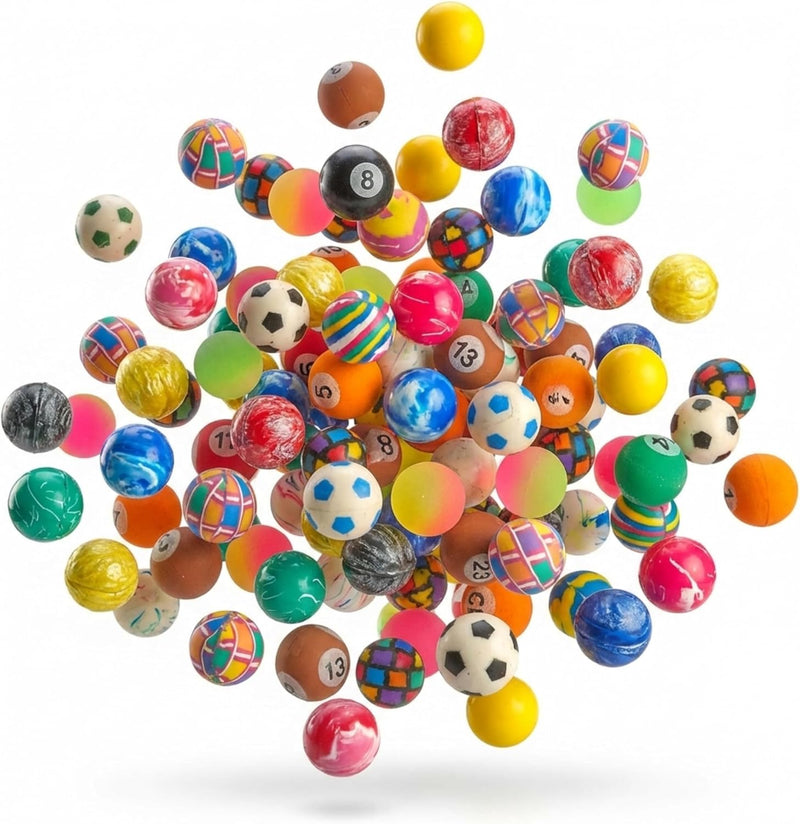 Bedwina 250-Pack 1-Inch Hi-Bounce Rubber Bouncy Balls
