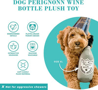 Haute Diggity Dog Woofford Reserve Bottle Plush Dog Toy - Dog Perignonn (Gray) / Small - image 3