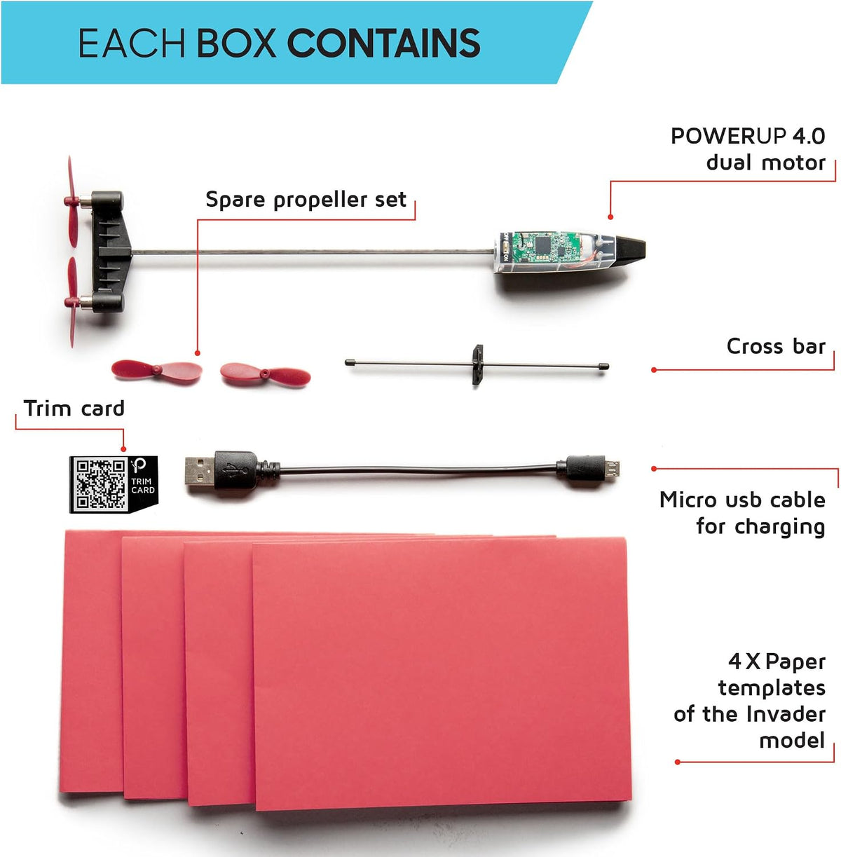 POWERUP 4.0 Dragon Paper Airplane Kit Smartphone App Controlled RC - PU 4.0 - image 4