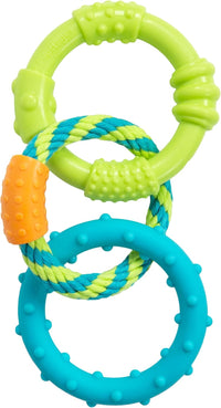 Cool Teething Stick Dental Dog Chew Toy, Soak & Freeze, 8.5" – Essentials for Dogs - Dental Links (Multi)