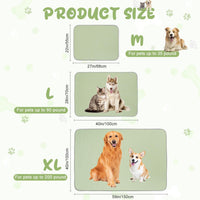 Buvlnee Summer Dog Cooling Mat - Green / 40x28in - image 4