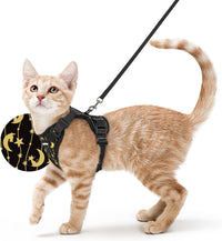 rabbitgoo Cat Harness and Leash Set, Escape Proof Vest - Xs / Lunar Prowl
