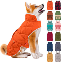 KYEESE Waterproof & Windproof Dog Coat for Small Dogs Puffer Jacket – Essentials for Dogs - X-Large / 05#Orange