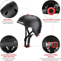 Kids Bike Skateboard Helmet Pad Set - S(18"-20.5"/ 2 -7years) / Black - image 3