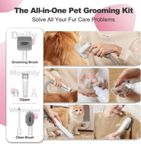 Afloia 6-in-1 Dog Grooming Vacuum Kit - Pink - image 2