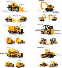 Small Construction Toys, 6Pcs Mini Construction Vehicles Tractors Trucks – Fun for Kids & Family - image 3