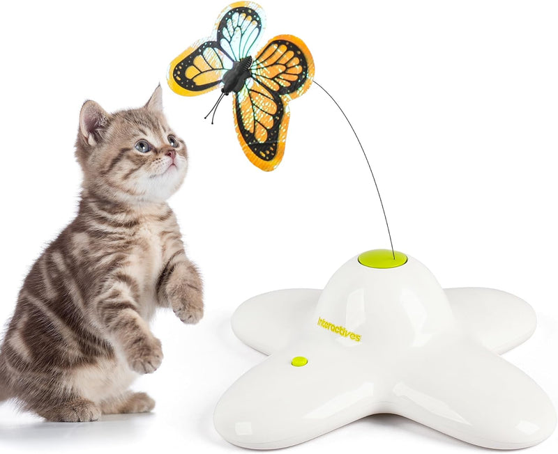 All for Paws Cat Toys Interactive Butterfly Flutter Bug Cat Automatic - Original
