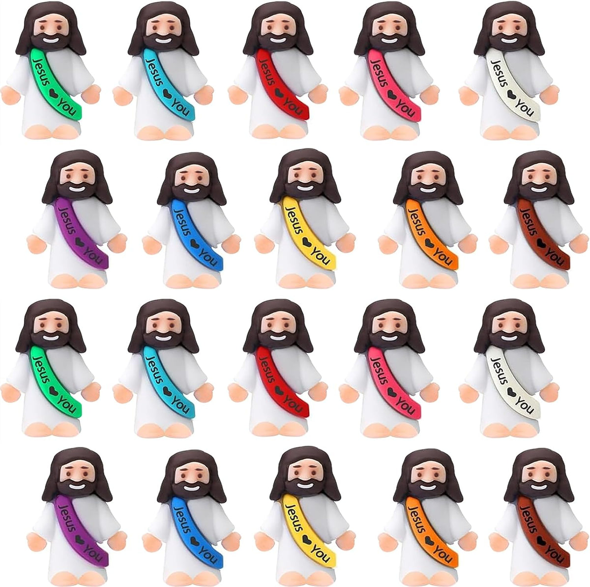 AKFAHOIF 20PCS Little Jesus Figures - 20