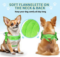 SlowTon No Pull Small Dog Harness and Leash Set with Front Clip – Essentials for Dogs - X-Small / Green - image 2