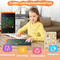 [2 Pack] Genialba LCD Writing Tablet 10-Inch Colorful Doodle Board - Orange / 10 Inch / 1 - image 3