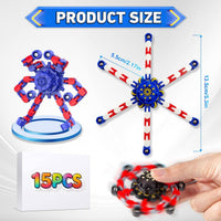 Transformable Fidget Spinners - 15pc - image 2