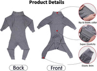 Modal cotton pullover dog recovery suit for medium and large dogs - view 4
