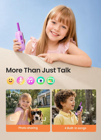 FOREDOM video walkie talkies for kids with HD screens, 2-pack - view 9