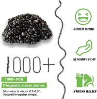 Matassari 550pcs Fidget Toy - 1000 PCS (Black) - image 2