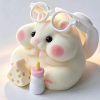 Handmade Hamster Squishy Toy - White - image 4