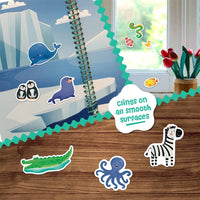 Stick4Ever Jelly Sticker Book, for Kids, Waterproof - Animals - image 2