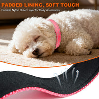 Taglory Reflective Large Dog Collar - Baby Pink / X-Small (Pack of 1) - image 4