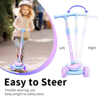 BELEEV A8 Scooter for Kids Ages 3-12 - Purple - image 4