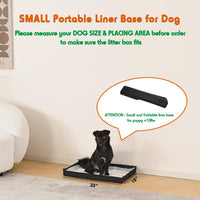 HQ4US 4LEGS Large Portable Dog Pee Pads Foldable Liner Base 33''x23'' - S 23'' x 15'' for Dog＜ 19" Length - image 3