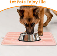 Pet Placemat for Dog and Cat - Pink - image 3
