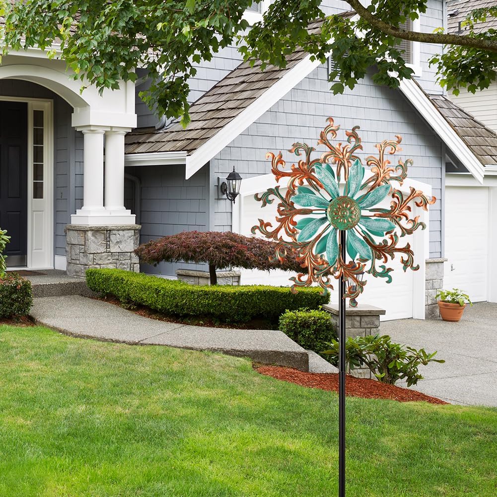 Viveta Wind Spinners Outdoor - Copper Green-b - image 2