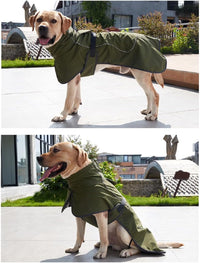 Barkworthies Dog Raincoat - XXX-Large / Green - image 2