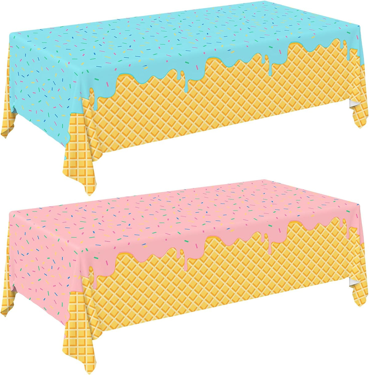 Gatherfun Ice Cream Party Supplies: 2-Pack Ice Cream Birthday Party - ice cream