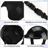 Frienda Dog Helmet and Goggles - M / Black - image 3