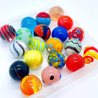20 Vintage Marbles Bulk for Kids Ages 4-8-12 Hobbyist for Marble Run - 20pcs