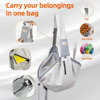 Dog Carrier Sling, Dog Carriers for Small Dogs Up to 20lbs - Grey - image 3