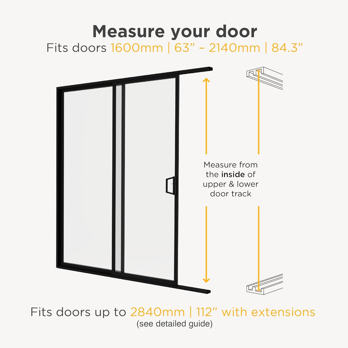 Hakuna Pets V2 Patio Pet Door Screen Insert Panel for Sliding Doors - Large / Black - image 3