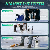 Rechargeable Aerator Portable Fish Bait Bucket Aquarium Air Pump – Essentials for Fish - 8000mAh - image 3