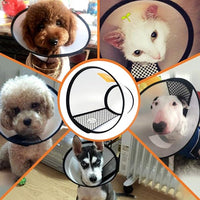 2 Pack Cat Cones to Stop Licking, Cat E Collar Pet Cone for Cats After Surgery, Pet Elizabethan Collar Dog Head Cone Recovery Cone for Most Cats & Small Dogs (Size L, 5#)