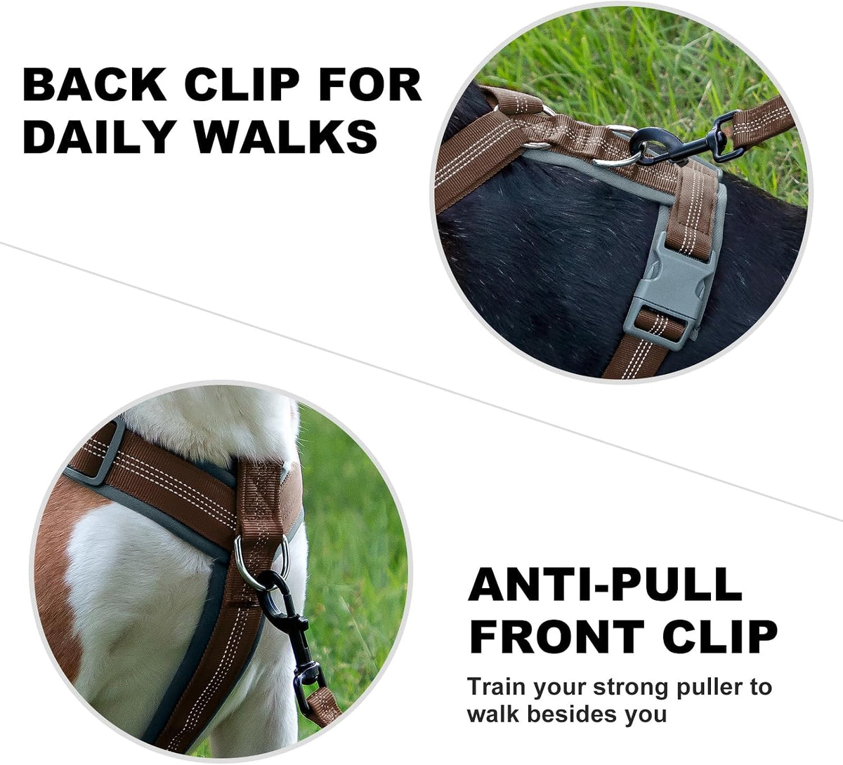 Plutus Pet No Pull Dog Harness - S / Chocolate - image 4