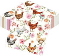 Yoyuspy 50 pink pumpkin baby shower napkins in gingham and polka dot prints - view 9